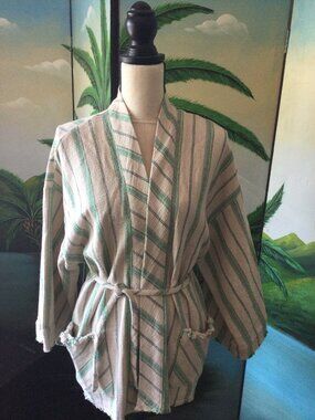 Zara Burlap Wrap Jacket